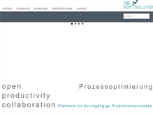 Tablet Screenshot of hb-softsolution.com